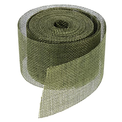Uonlytech 1 Rolle Gurtbandimitat aus Leinen seidenband ribbon geschenkpakete Festliches Band Blumenband Dekorativ königlich Jute Straußbänder Stoff DIY-Bänder basteln Hanfband betäuben Green Uonlytech 1 Rolle Gurtbandimitat aus Leinen seidenband ribbon geschenkpakete Festliches Band Blumenband Dekorativ königlich Jute Straußbänder Stoff DIY-Bänder basteln Hanfband betäuben Green von Uonlytech