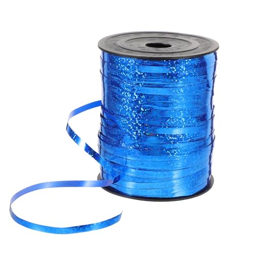 Uonlytech 1 Rolle Laserballonband mehrfarbig Bänder zum Verpacken für Luftballons goldenes Geschenkband handgefertigte Bänder Wickelband Bastelverpackungsband Band zum Basteln Plastik Blau Uonlytech 1 Rolle Laserballonband mehrfarbig Bänder zum Verpacken für Luftballons goldenes Geschenkband handgefertigte Bänder Wickelband Bastelverpackungsband Band zum Basteln Plastik Blau von Uonlytech