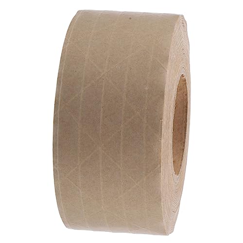 Uonlytech 1 Rolle Multi Funktions Packband aus Kraftpapier Wasseraktiviertes Klebeband für Versand und Verpackung Hohe Klebkraft Leicht Abreißbar für Kartonversiegelung von Uonlytech