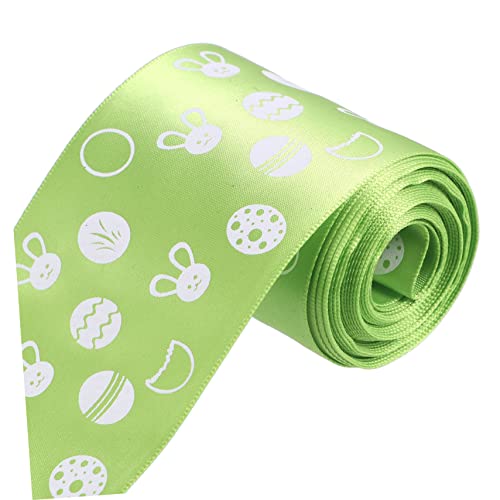 Uonlytech 1 Rolle Osterband Zum Verpacken Im Frühling Weißes Drahtband Babygold Blaues Band Gelber Rand Bunte Schleifen Für Zeremonien Geschenkband Mit Ostermotiv DIY Band Uonlytech 1 Rolle Osterband Zum Verpacken Im Frühling Weißes Drahtband Babygold Blaues Band Gelber Rand Bunte Schleifen Für Zeremonien Geschenkband Mit Ostermotiv DIY Band von Uonlytech