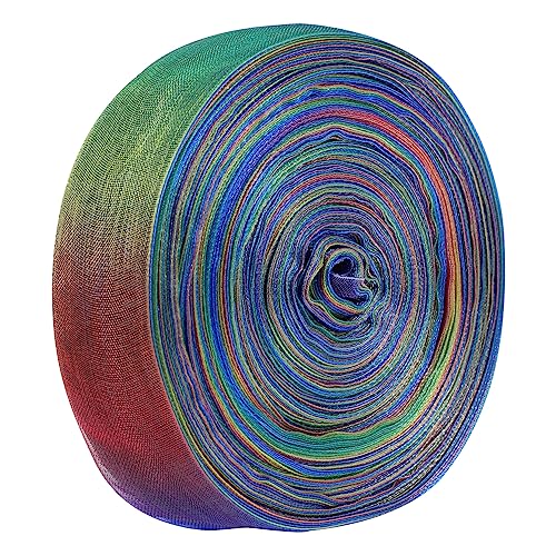 Uonlytech 1 Rolle Rainbow Geschenkband Yards Transparentes Organza Band für DIY Dekoration und Geschenkverpackungen Langlebig und Farbecht Uonlytech 1 Rolle Rainbow Geschenkband Yards Transparentes Organza Band für DIY Dekoration und Geschenkverpackungen Langlebig und Farbecht von Uonlytech
