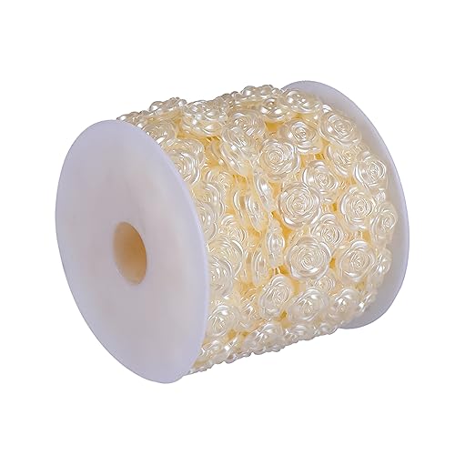 Uonlytech 1 Rolle Rosenrolle ritual ritals Zeremonie dance party DIY Haarschmuck trimmen Dekoration für Blumen- Nähen perlen Hochzeit Rosendekor Blumenbesatz Kettenapplikation Plastik Beige Uonlytech 1 Rolle Rosenrolle ritual ritals Zeremonie dance party DIY Haarschmuck trimmen Dekoration für Blumen- Nähen perlen Hochzeit Rosendekor Blumenbesatz Kettenapplikation Plastik Beige von Uonlytech
