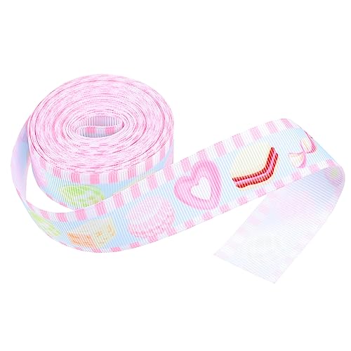 Uonlytech 1 Rolle Sommer Candy Eiscreme Grosgrain Band Diy Geschenkverpackung Breit für Bastelprojekte Feiern und Verpackungen von Uonlytech