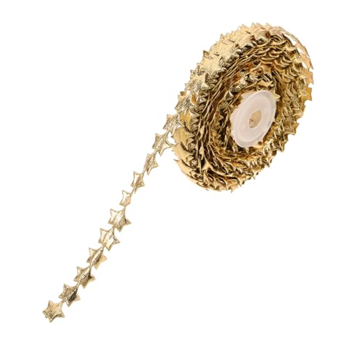 Uonlytech 1 Rolle Sternband geschenkverpackung geschenkband Event Dekoration DIY-Dekoration bastelmaterial partyzubehör Band für Blumen Band zum Verpacken Sternförmige Bänder Plastik Golden Uonlytech 1 Rolle Sternband geschenkverpackung geschenkband Event Dekoration DIY-Dekoration bastelmaterial partyzubehör Band für Blumen Band zum Verpacken Sternförmige Bänder Plastik Golden von Uonlytech