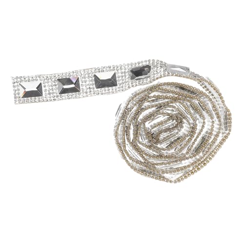 Uonlytech 1 Rolle Strassband Strassverzierung Strasssteinstreifen Selber Machen Strassbänder Strassstreifen Aufbügeln Selbstklebende Strassstreifen Klebstoff -strass -trimm Strasssteine von Uonlytech