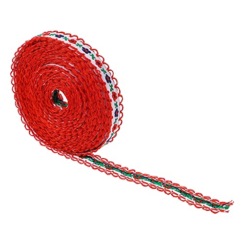 Uonlytech 1 Rolle Vintage DIY Spitzenband für Dekoration Blumenstickerei Stoffborte Yards für Hochzeiten Basteln und Projekte Sicher und Langlebig für Romantische Anlässe von Uonlytech