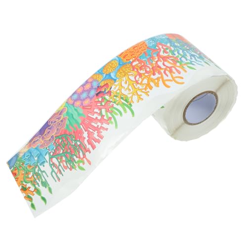 Uonlytech 1 Rolle Wasserdichter Selbstklebender Border Sticker für Dekoration von Pinnwänden und Tafeln für Diy Projekte Schulräume und Bastelarbeiten von Uonlytech