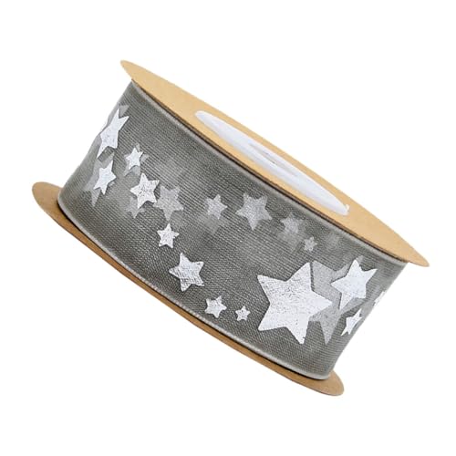 Uonlytech 1 Rolle Weihnachtsband Yards Glänzendes DIY Geschenkband für Haaraccessoires Festliche Dekoration Weihnachten Geburtstagsfeiern Basteln von Uonlytech