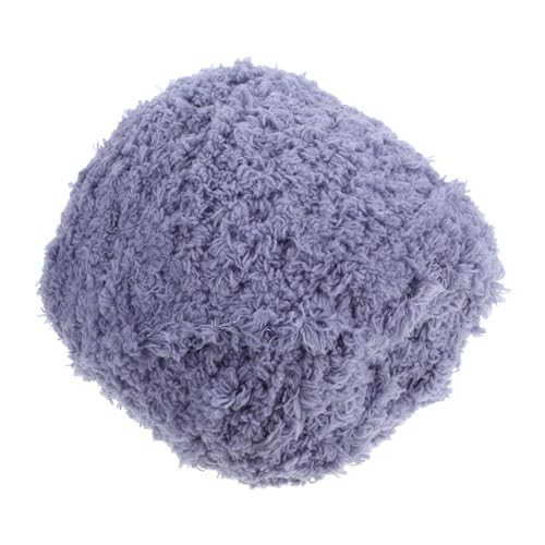 Uonlytech 1 Rolle Wollknäuel-strickmaterial Weiches, Grobes Garn Zum Stricken Kuscheliges Garn Für Die Taschenherstellung Diy-garn Zum Häkeln Strickgarn Zum Selbermachen Grey Korallenvlies von Uonlytech