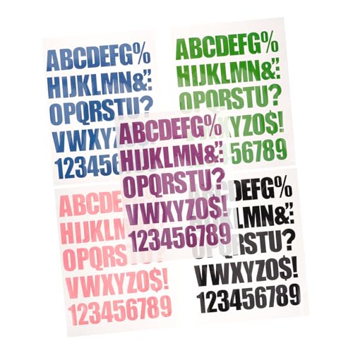 Uonlytech 1 Satz Alphanumerische Aufkleber Brief Patch Buchstabenflecken Flicken Für Kleidung Chenille-buchstaben Kleidungsflicken Briefflecken Für Kleidung Haustierfilm 5blätter Uonlytech 1 Satz Alphanumerische Aufkleber Brief Patch Buchstabenflecken Flicken Für Kleidung Chenille-buchstaben Kleidungsflicken Briefflecken Für Kleidung Haustierfilm 5blätter von Uonlytech