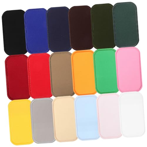 Uonlytech 1 Satz Aufnäher Twill Diy Näh Patches Zur Dekoration Von Kleidung Taschen Und Hochwertige Einfach Anzubringende Patches Für Projekte 18 Stück von Uonlytech