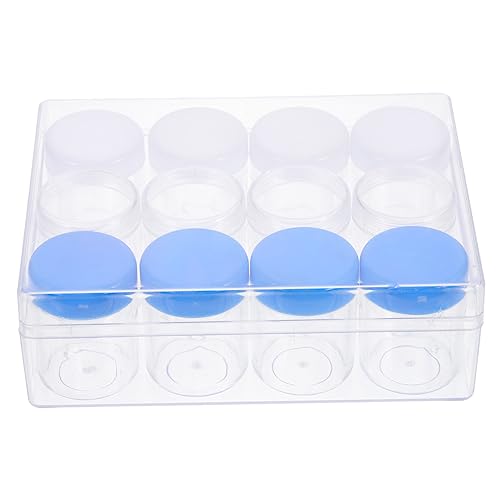 Uonlytech 1 Satz Bead Container Aufbewahrungsbox mit Fächern Transparente Organizer Box für Schmuck Knöpfe Perlen und Kleine Gegenstände Tragbar und Praktisch für Täglichen Gebrauch von Uonlytech