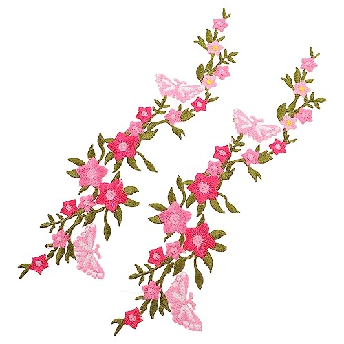 Uonlytech 1 Satz Bestickte Blumen Patches Für Kleidung Aufbügelbare Flicken Diy Dekoration Und Reparatur Für Taschen Hüte Und Socken Leicht Und Kompakt Mit Cartoon Design 2 Stück Uonlytech 1 Satz Bestickte Blumen Patches Für Kleidung Aufbügelbare Flicken Diy Dekoration Und Reparatur Für Taschen Hüte Und Socken Leicht Und Kompakt Mit Cartoon Design 2 Stück von Uonlytech