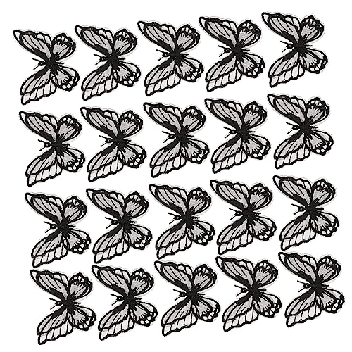 Uonlytech 1 Satz Bestickter Stoffaufnäher Dekorationsaufnäher Bestickter Aufnäher Nähen Stickerei Stoff Stich Kleidungsstücke Stil Bestickte Applikation Schwarzes 20 Stück Uonlytech 1 Satz Bestickter Stoffaufnäher Dekorationsaufnäher Bestickter Aufnäher Nähen Stickerei Stoff Stich Kleidungsstücke Stil Bestickte Applikation Schwarzes 20 Stück von Uonlytech