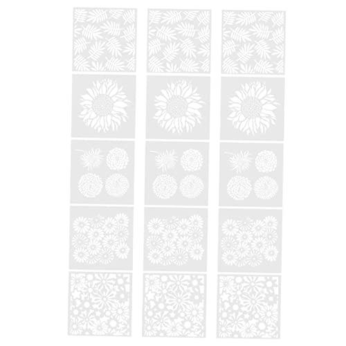 Uonlytech 1 Satz Blumen Malvorlagen Schablonen Wiederverwendbare Diy Malvorlagen Für Wände Und Alben Für Kreative Bastelprojekte 15 Stück Uonlytech 1 Satz Blumen Malvorlagen Schablonen Wiederverwendbare Diy Malvorlagen Für Wände Und Alben Für Kreative Bastelprojekte 15 Stück von Uonlytech