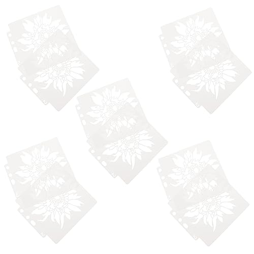 Uonlytech 1 Satz Blumenschablonen Diy Malvorlagen Für Wiederverwendbare Pet Schablonen Für Kreative Bastelprojekte Für Weihnachtsdekoration Und Fotoalben 10 Stück Uonlytech 1 Satz Blumenschablonen Diy Malvorlagen Für Wiederverwendbare Pet Schablonen Für Kreative Bastelprojekte Für Weihnachtsdekoration Und Fotoalben 10 Stück von Uonlytech
