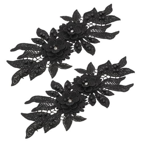 Uonlytech 1 Satz Blumenstickerei Applikationen Strapazierfähige Kleidung Patches Zur Reparatur Und Dekoration Für Diy Projekte Geeignet Für Shirts Mäntel Und Mehr 2 Stück von Uonlytech
