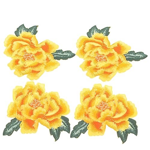 Uonlytech 1 Satz Blumenstickstätte Patch Gestickte Aufnäher Nähen Flicken Aufnähen Stickereiflecken Für Kleidung Bestickt Gestickte Blumenapplikationen Applikation Aufnähen Stoff 4 Stück Uonlytech 1 Satz Blumenstickstätte Patch Gestickte Aufnäher Nähen Flicken Aufnähen Stickereiflecken Für Kleidung Bestickt Gestickte Blumenapplikationen Applikation Aufnähen Stoff 4 Stück von Uonlytech