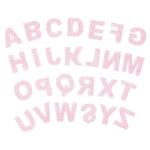 Uonlytech 1 Satz Bügelpatches Strass für Kleidung Applikationen Hotfix Patches Pastellrosa für Jeans Taschen und DIY Projekte und Reparierend von Uonlytech