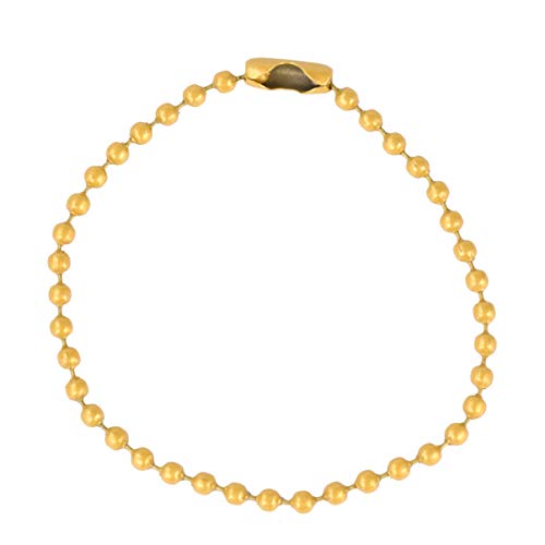 Uonlytech 1 Satz Bunte Kugelkette Farbige Bedruckte Eisenkette Für Dekoration Champagner Für Schmuckherstellung Und Bastelprojekte 50 Stück von Uonlytech