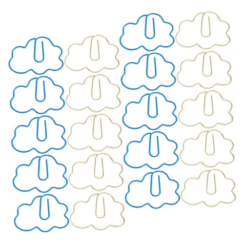 Uonlytech 1 Satz Cartoon Lesezeichenstift Süße Büroklammern Papierclips Miniclips Dekorative Büroklammern Buchleseclips Dekorative Kleine Büroklammern Lustige Büroklammern Metall 20 Stück von Uonlytech