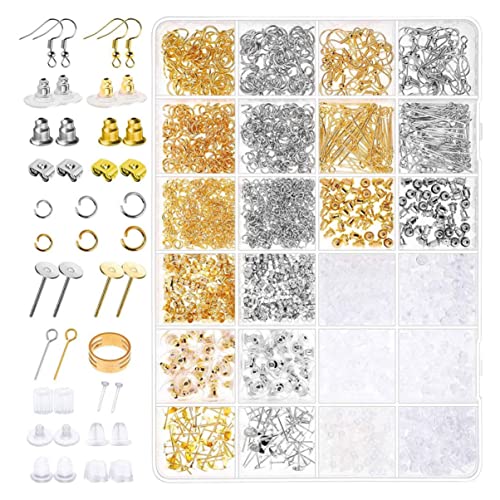 Uonlytech 1 Satz DIY Ohrschmuck Zubehör Earring Plugs Ohrstecker Reparaturmaterialien für Schmuckherstellung und Bastelprojekte Uonlytech 1 Satz DIY Ohrschmuck Zubehör Earring Plugs Ohrstecker Reparaturmaterialien für Schmuckherstellung und Bastelprojekte von Uonlytech