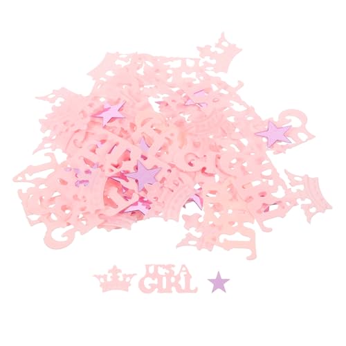 Uonlytech 1 Satz Dekorative Konfetti für Babyparty Gender Reveal und Tischdeko mit Krone und Sternen für Feierliche Anlässe und Festliche Dekorationen Uonlytech 1 Satz Dekorative Konfetti für Babyparty Gender Reveal und Tischdeko mit Krone und Sternen für Feierliche Anlässe und Festliche Dekorationen von Uonlytech