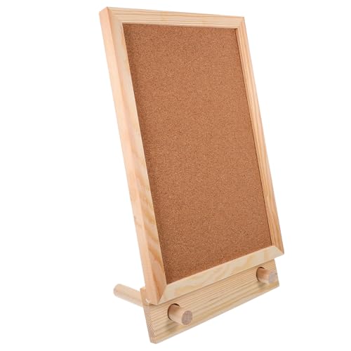 Uonlytech 1 Satz Desktop-notizblock Memo -vorstand Korkplatte Schreibtisch Tischplatte Aus Kork Message Board Planke Desktop-bulletin Weiß Erinnerung Korktafel Fürs Büro Notiztafel Hölzern von Uonlytech