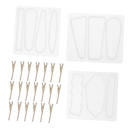 Uonlytech 1 Satz Diy Haarklammern Gießform Set Multifunktionale Silikonformen Für Kreative Haaraccessoires Wiederverwendbar Sicher Und Robust 23 Stück Uonlytech 1 Satz Diy Haarklammern Gießform Set Multifunktionale Silikonformen Für Kreative Haaraccessoires Wiederverwendbar Sicher Und Robust 23 Stück von Uonlytech