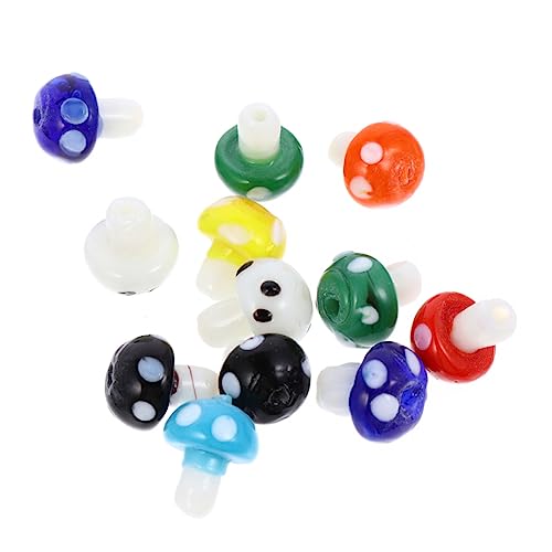 Uonlytech 1 Satz Diy Handgemachte Pilzperlen Bunte Glasperlen für Schmuckherstellung für Armbänder und Ohrringe Dekorative Bastelperlen für Kreative Projekte Uonlytech 1 Satz Diy Handgemachte Pilzperlen Bunte Glasperlen für Schmuckherstellung für Armbänder und Ohrringe Dekorative Bastelperlen für Kreative Projekte von Uonlytech