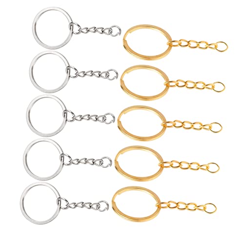 Uonlytech 1 Satz Diy Schlüsselanhänger Teilig Spaltringe Und Schlüsselringe Hochwertigem Für Handwerksprojekte Und Kleine Accessoires Gold Und Silber 40 Stück Uonlytech 1 Satz Diy Schlüsselanhänger Teilig Spaltringe Und Schlüsselringe Hochwertigem Für Handwerksprojekte Und Kleine Accessoires Gold Und Silber 40 Stück von Uonlytech