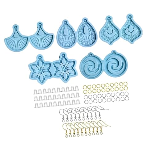 Uonlytech 1 Satz Diy Silikon Ohrhänger Gießform Ohrstecker mit Epoxidharz für Schmuckherstellung Bastelprojekte und Teile Uonlytech 1 Satz Diy Silikon Ohrhänger Gießform Ohrstecker mit Epoxidharz für Schmuckherstellung Bastelprojekte und Teile von Uonlytech