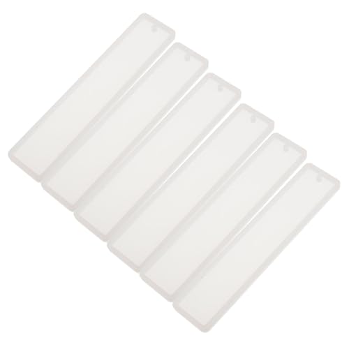 Uonlytech 1 Satz Diy Silikonform Für Lesezeichen Transparentes Epoxidharz Gießform Handgemachte Buchzeichen Mould Für Kreative Bastelprojekte Und Einzigartigen Schmuck 6 Stück von Uonlytech