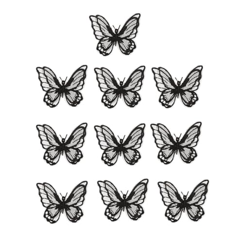 Uonlytech 1 Satz Doppellagige Spitze Applikationen Für Kleidung Stickerei Patches Für Brautkleid Für Bastelarbeiten Und Dekorationen Schwarz 10 Stück Uonlytech 1 Satz Doppellagige Spitze Applikationen Für Kleidung Stickerei Patches Für Brautkleid Für Bastelarbeiten Und Dekorationen Schwarz 10 Stück von Uonlytech
