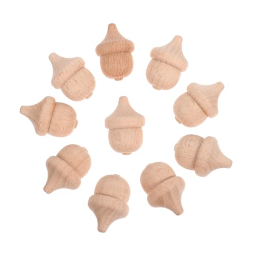 Uonlytech 1 Satz Eicheldekoration Ornamente Für Unfertige Eicheln Holziges Eichel Diy Unbemalte Eichel Unfertige Holzeicheln Khaki 10 Stück Uonlytech 1 Satz Eicheldekoration Ornamente Für Unfertige Eicheln Holziges Eichel Diy Unbemalte Eichel Unfertige Holzeicheln Khaki 10 Stück von Uonlytech