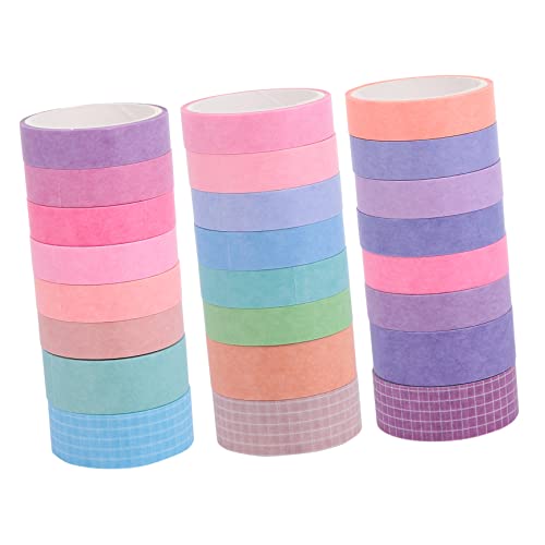 Uonlytech 1 Satz Einfarbiges Washi Tape Dekoration Washi Tape Abkleben Washi-klebeband Aufkleber Aus Washi-papier Diy Washi Tapes Japanisches Papier 24rolls Uonlytech 1 Satz Einfarbiges Washi Tape Dekoration Washi Tape Abkleben Washi-klebeband Aufkleber Aus Washi-papier Diy Washi Tapes Japanisches Papier 24rolls von Uonlytech
