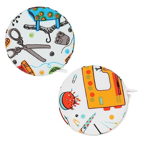 Uonlytech 1 Satz Einziehbares Schneidermaßband Flexibles Und Tragbares Maßband Für Näharbeiten Kleidungsmessungen Und Bastelprojekte Buntes Design 2 Stück Uonlytech 1 Satz Einziehbares Schneidermaßband Flexibles Und Tragbares Maßband Für Näharbeiten Kleidungsmessungen Und Bastelprojekte Buntes Design 2 Stück von Uonlytech