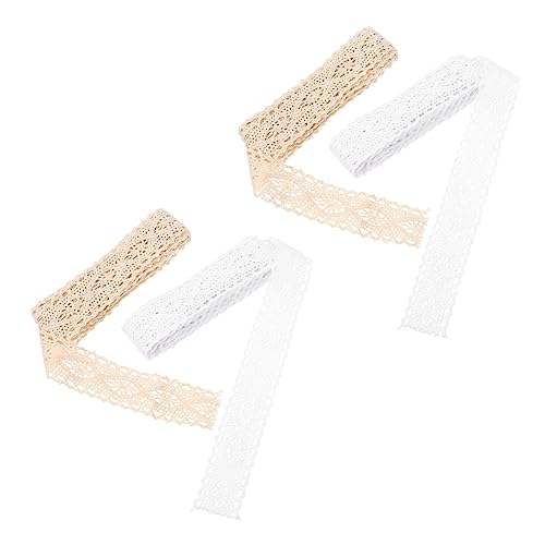 Uonlytech 1 Satz Elegantes Spitzenband Diy Zubehör Weiß Beige Für Kleidung Dekoration Bastelarbeiten Hochwertiges Und Vielseitiges Spitzenband Für Kreative Projekte 4rollen Uonlytech 1 Satz Elegantes Spitzenband Diy Zubehör Weiß Beige Für Kleidung Dekoration Bastelarbeiten Hochwertiges Und Vielseitiges Spitzenband Für Kreative Projekte 4rollen von Uonlytech