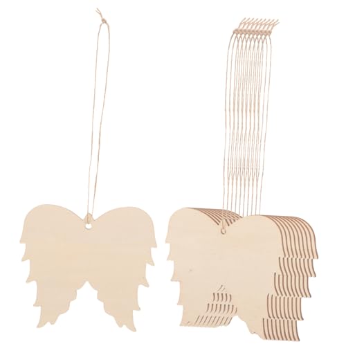 Uonlytech 1 Satz Engelsflügel Anhänger Form hängend Materialien schmücken schmucklos unfertige Holzscheiben Holzhandwerk unvollendet Holzverzierungsscheiben Mini-Handwerk Holzschild Hanfseil Uonlytech 1 Satz Engelsflügel Anhänger Form hängend Materialien schmücken schmucklos unfertige Holzscheiben Holzhandwerk unvollendet Holzverzierungsscheiben Mini-Handwerk Holzschild Hanfseil von Uonlytech