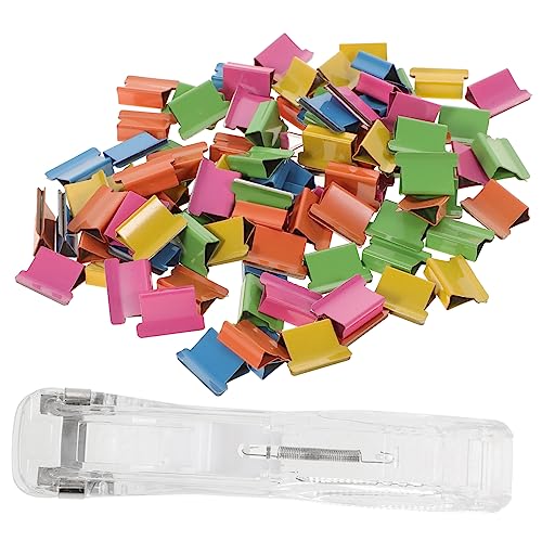 Uonlytech 1 Satz Ersatzklemme für Drücker Zu Clip Bandspender breite Büroklammern Die büroorganisation büroartikel Schneller Spender für Muschelklammern Büroschneidemaschine Rostfreier Stahl von Uonlytech