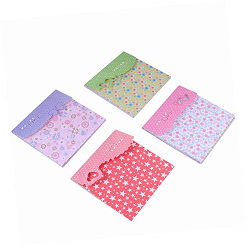 Uonlytech 1 Satz Faltpapier Für Bunte Origami Papiere Mit Blumenmuster Für Diy Bastelprojekte Und Schularbeiten Zufällige Designs Pro Packung 72 Stück von Uonlytech