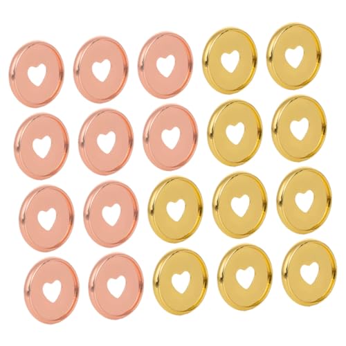 Uonlytech 1 Satz Fotoalbum Lose Blattschnalle Klein Discbound-notebook-discs Bindungsscheibe Discgebundenes Notizbuch Plattenordner Disc-planer Planerscheibe Abs 20 Stück von Uonlytech