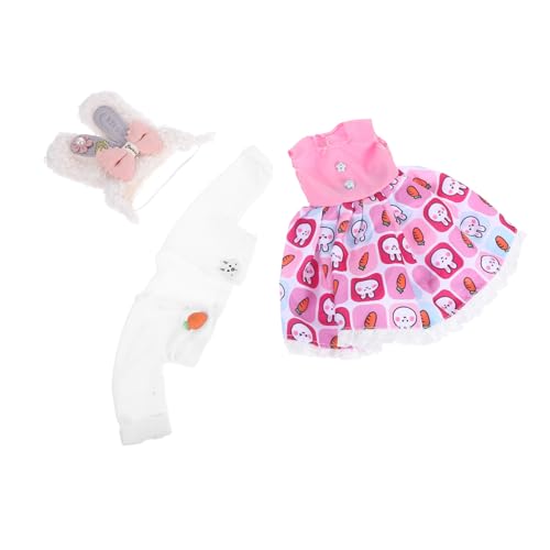 Uonlytech 1 Satz Gemeinsame Puppenkleidung Puppenoutfits Babypuppen -Outfits Puppenkostüm Selber Machen Puppenkleidung Für Mädchen Bjd-puppenkörper Kurzer Plüsch von Uonlytech