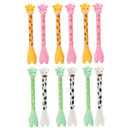 Uonlytech 1 Satz Giraffen-kugelschreiber Karikatur Kreative Schreibstifte Giraffe Stift Giraffen- Geformt Stifte Für Tierzeichen Süße Kugelschreiber Schreibwaren Figur Pp 12 Stück Uonlytech 1 Satz Giraffen-kugelschreiber Karikatur Kreative Schreibstifte Giraffe Stift Giraffen- Geformt Stifte Für Tierzeichen Süße Kugelschreiber Schreibwaren Figur Pp 12 Stück von Uonlytech