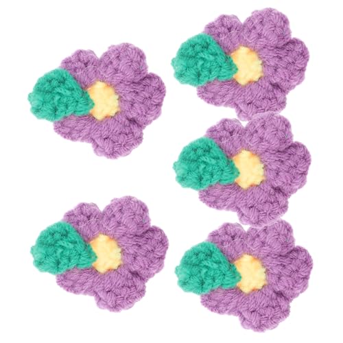 Uonlytech 1 Satz Häkelblumen Dekorationen Für Kleidung Diy Blumenapplikationen Stoffflicken Wolle Kreative Ornamente Zur Verschönerung Von Textilien Zufällige Farben 5 Stück Uonlytech 1 Satz Häkelblumen Dekorationen Für Kleidung Diy Blumenapplikationen Stoffflicken Wolle Kreative Ornamente Zur Verschönerung Von Textilien Zufällige Farben 5 Stück von Uonlytech