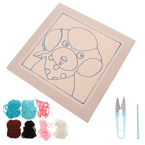 Uonlytech 1 Satz Handgemachter Stickmaterialien für Kreative Diy Projekte Einzigartige Zubehörteile für Handwerkskunst ohne Stanznadel und Stativ Hundemuster für Anfänger und Kunstliebhaber von Uonlytech