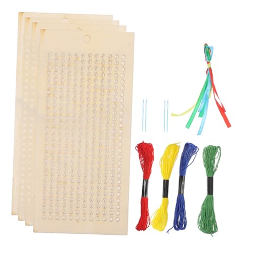 Uonlytech 1 Satz Holz Buchzeichen für Kreuzstich DIY Holzplatten Fäden Kunststoffnadeln Bastelset für Lesezeichen Handgemachte Holz Buchzeichen Uonlytech 1 Satz Holz Buchzeichen für Kreuzstich DIY Holzplatten Fäden Kunststoffnadeln Bastelset für Lesezeichen Handgemachte Holz Buchzeichen von Uonlytech