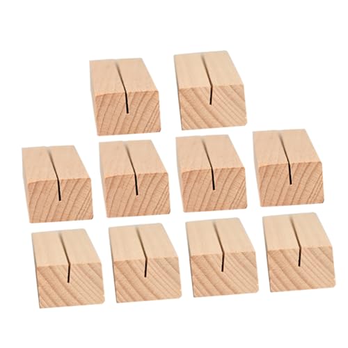 Uonlytech 1 Satz Holzbasis Aus Holz Bildhalter Für Tische Wohnkultur Bild Steht Tischnummernhalter Holz Ständer Für Namenskarten Kartenständer Postkartenhalter Khaki 10 Stück Uonlytech 1 Satz Holzbasis Aus Holz Bildhalter Für Tische Wohnkultur Bild Steht Tischnummernhalter Holz Ständer Für Namenskarten Kartenständer Postkartenhalter Khaki 10 Stück von Uonlytech