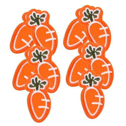 Uonlytech 1 Satz Karottenstoffaufkleber Patch Flecken Karikatur Lustig Bestickt Kleider Mantelflicken Kleidung Accessoire Diy Eisenflicken Gestickte Bügelspitzen Applikationen Vlies 10 Stück Uonlytech 1 Satz Karottenstoffaufkleber Patch Flecken Karikatur Lustig Bestickt Kleider Mantelflicken Kleidung Accessoire Diy Eisenflicken Gestickte Bügelspitzen Applikationen Vlies 10 Stück von Uonlytech