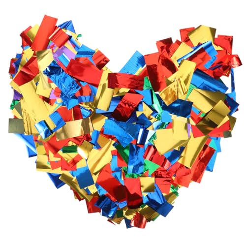 Uonlytech 1 Satz Konfetti für Hochzeiten und Feiern Papierschnipsel mit Goldfolie für Tischdekoration Geburtstagsfeiern Valentinstag und Mehr von Uonlytech